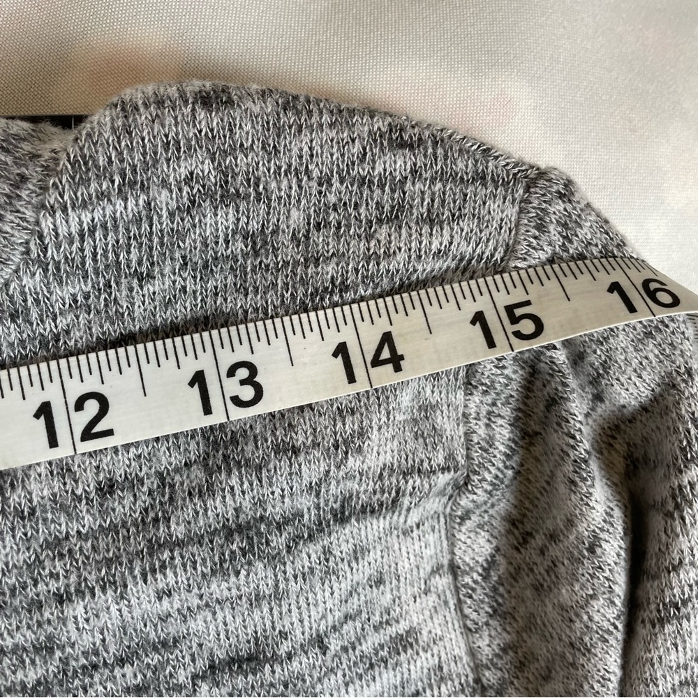 Jersey Style Dress Gray Long Sleeve Size L - Picture 9 of 9